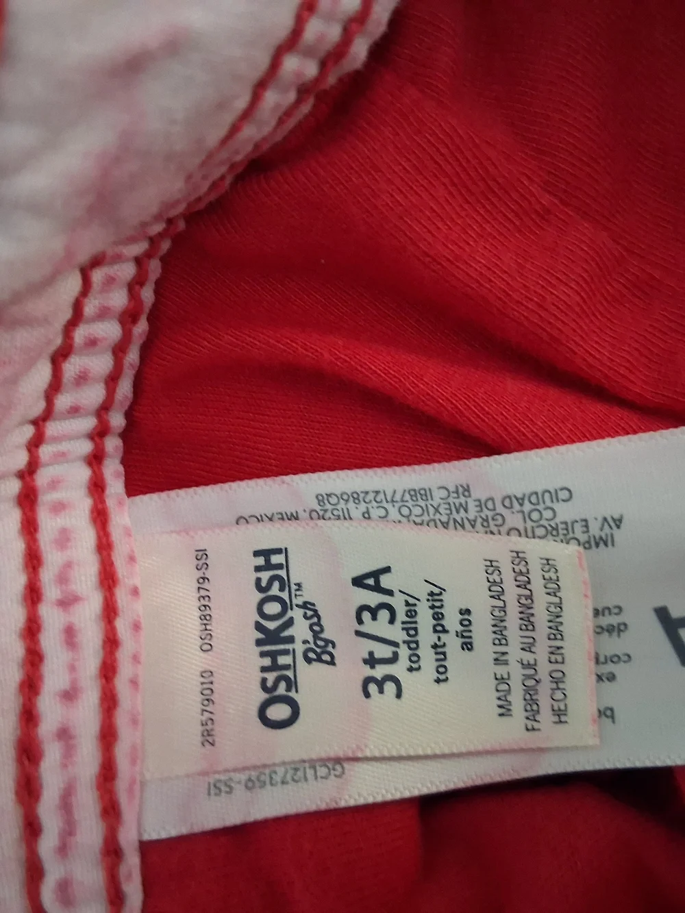 OshKosh B'gosh Red Corduroy Overalls for Kids